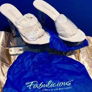 Fabulicious Women’s Heels;                   5” heel/ Size 7